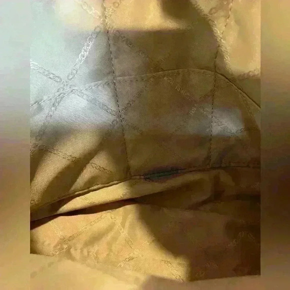 Michael Kors Canvas Leather Tote Shoulder Bag - Picture 8 of 11